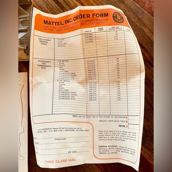 Vintage 1964 Mattel Power Shop - Picture 8 of 9